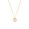 Ketting parelmoer goudkleurig