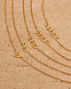 Gouden hartjes kettingen mix