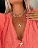 Zilveren necklaceparty met lange kettingen