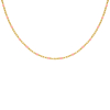 Ketting pink dots goudkleurig