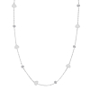 Lange ketting hartjes & steentjes