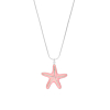 Ketting met roze zeester
