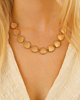 Schelpen ketting goud