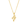 Ketting slang goudkleurig