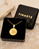 Familie naamketting goud kleurig