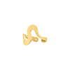 Ring met golven kleur goud