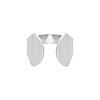 Ring striped zilver