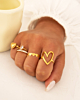 gouden ringen combinatie