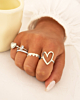 zilveren ringen combinatie