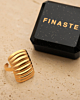 Ring chunky goud