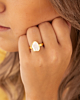 gouden sea shell ring