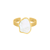 Musthave sea shell ring goudkleurig