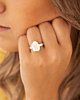zilveren sea shell ring