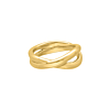 Musthave ring gekruist goudkleurig