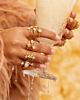 gouden ringen met steentjes