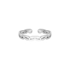 Zilveren ring minimalistisch