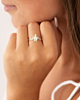 Zilveren schildpad ring