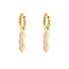 Oorringetjes little nude stones goudkleurig