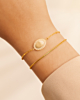 Armband mini snake chain goudkleurig