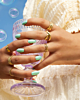 Mix van goudkleurige ringen