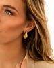 Gouden earparty met ear cuff