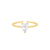 Ring fancy drop goudkleurig