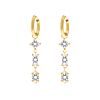 Oorhangers Trinity Gemstones Goldplated