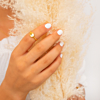Gouden vintage ring gegraveerd met initialen