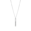 Graveerbare ketting shiny bar