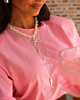 zilveren necklace party