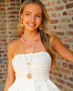 goudne zomerse sieraden look