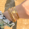 Chunky initial armbanden voor een mooie look