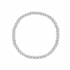 Kralen Armband Bolletjes Zilverkleurig 