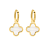 Luxury Clover oorbellen kleur goud