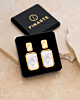 Gouden oorbellen met sea shell