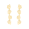 Statement earrings boho goldplated