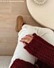 Influencer draagt gouden chunky ring