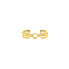 Ring verstelbaar chain kleur goud