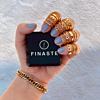 Gouden ringen party goud kleurig