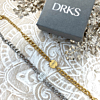 zilveren en gouden schakelarmband voor heren
