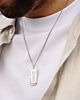 Graveerbare tag ketting heren