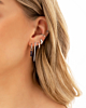 Earparty van zilveren oorbellen