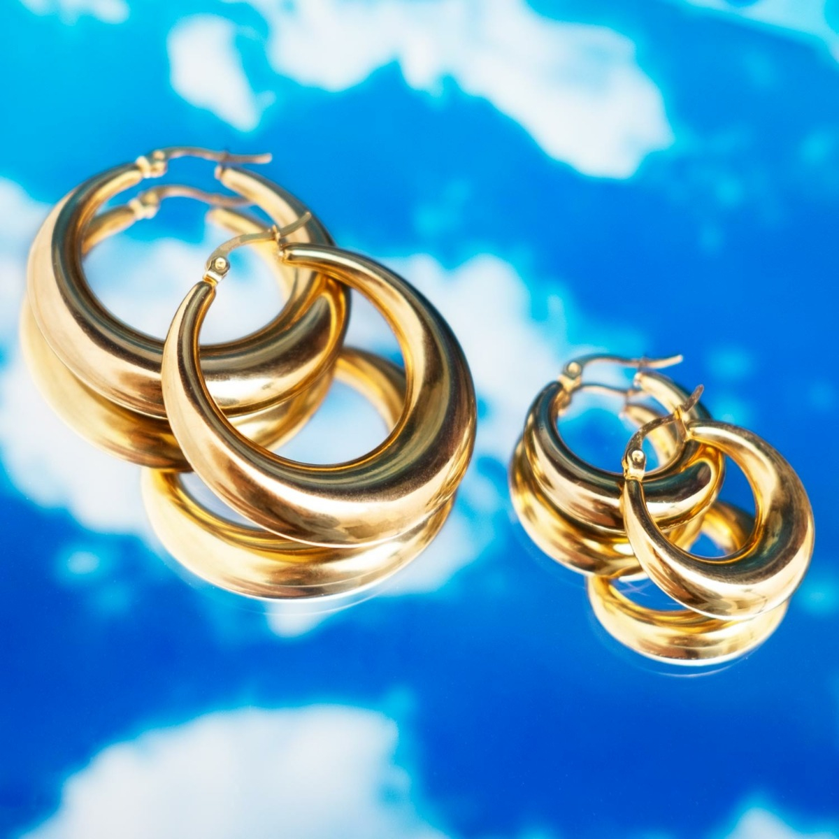 Oorbellen set goud