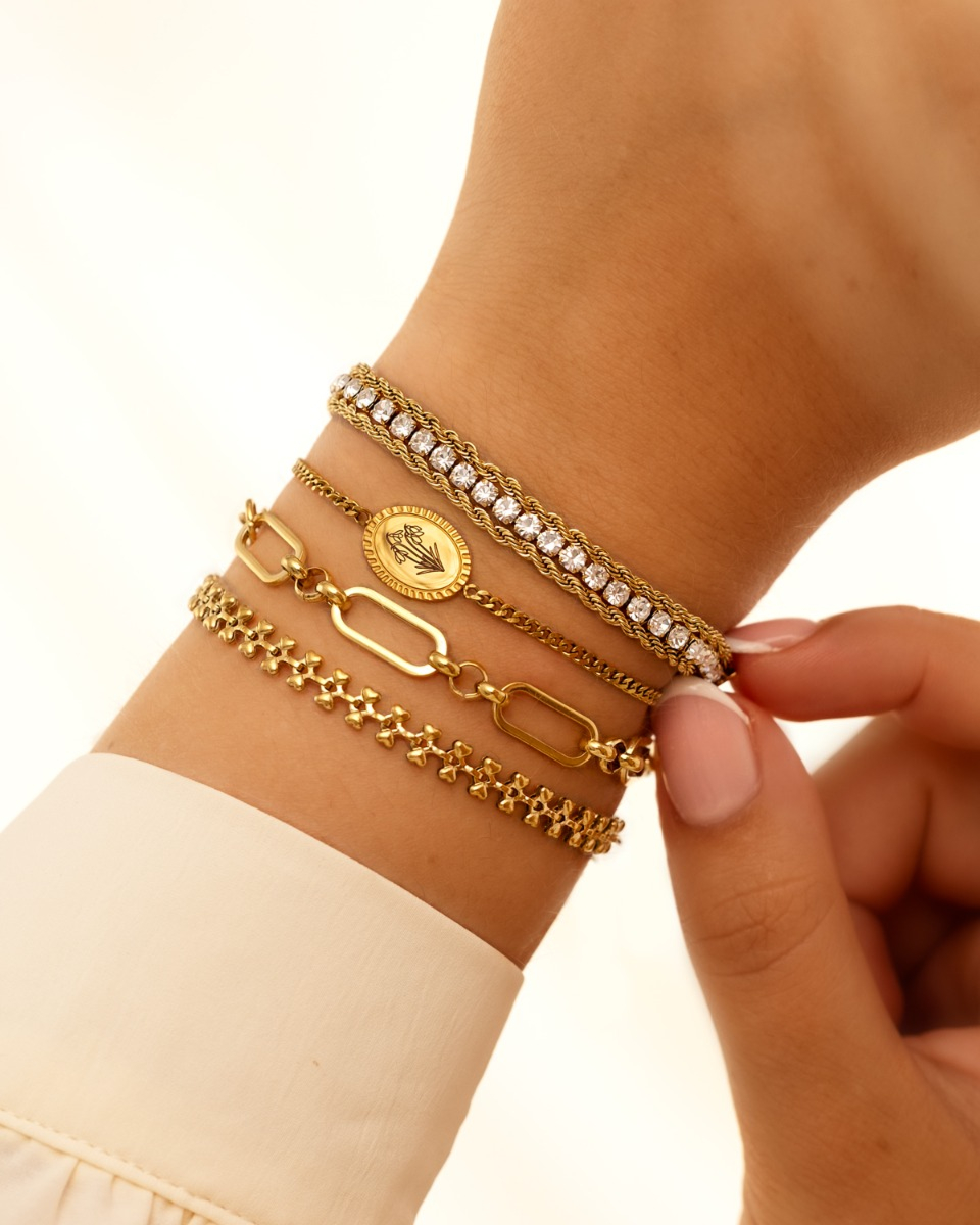 Armparty tennis en chains