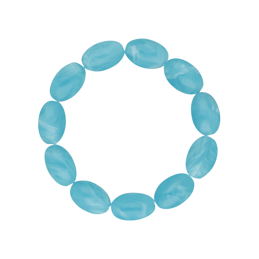 Kralenarmband blauw