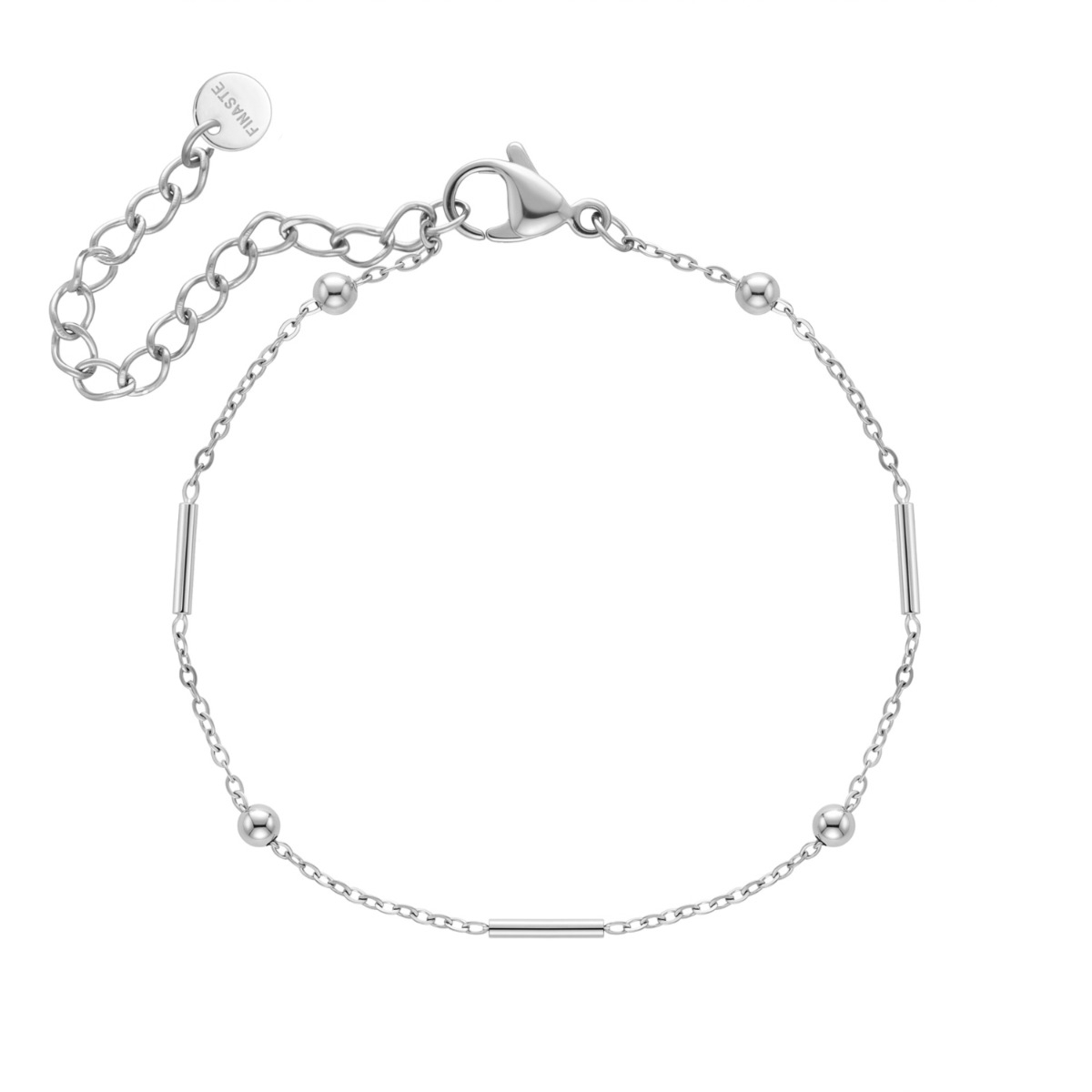 Armband met subtiele bolletjes & tubes