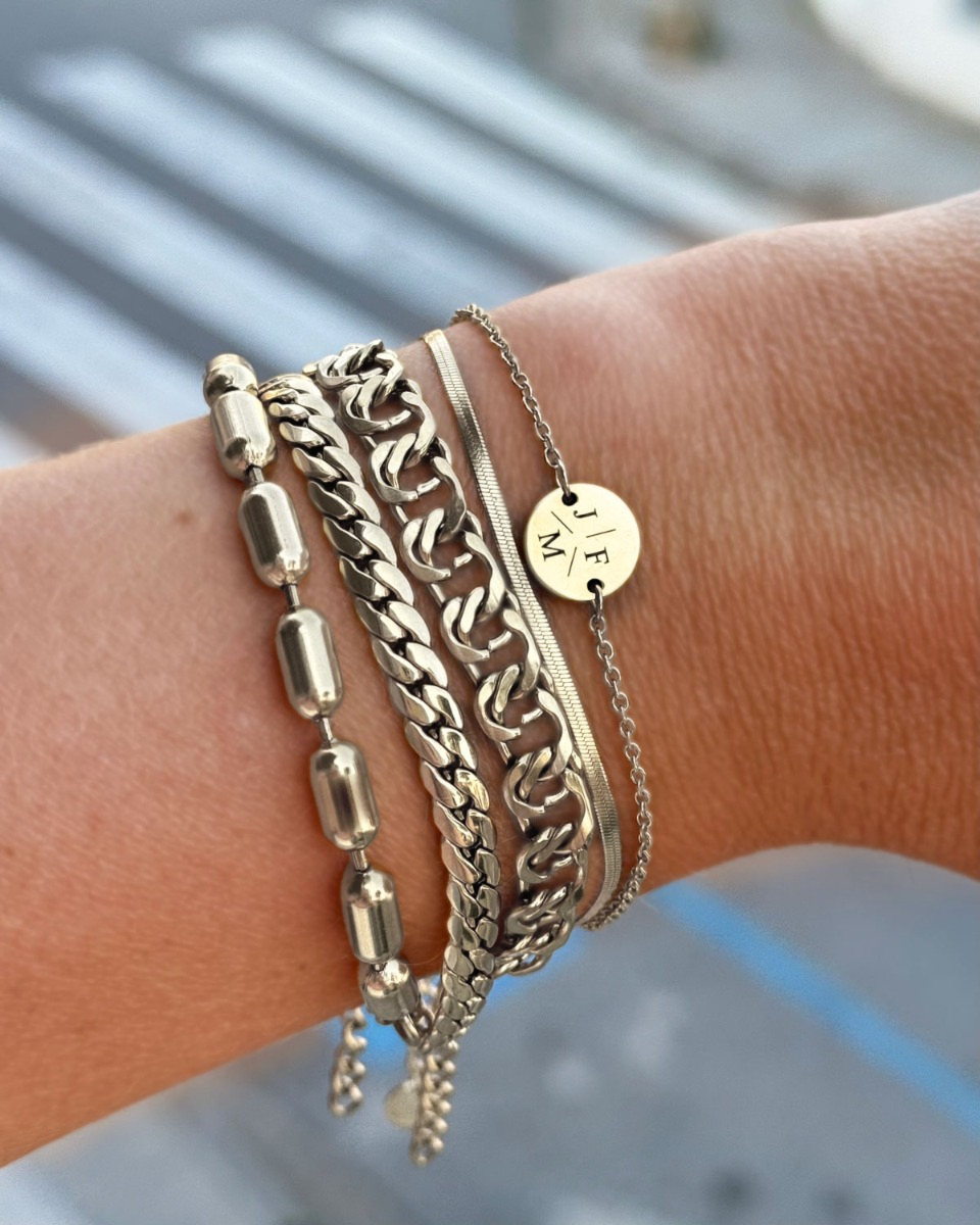 Zilveren armbanden mix