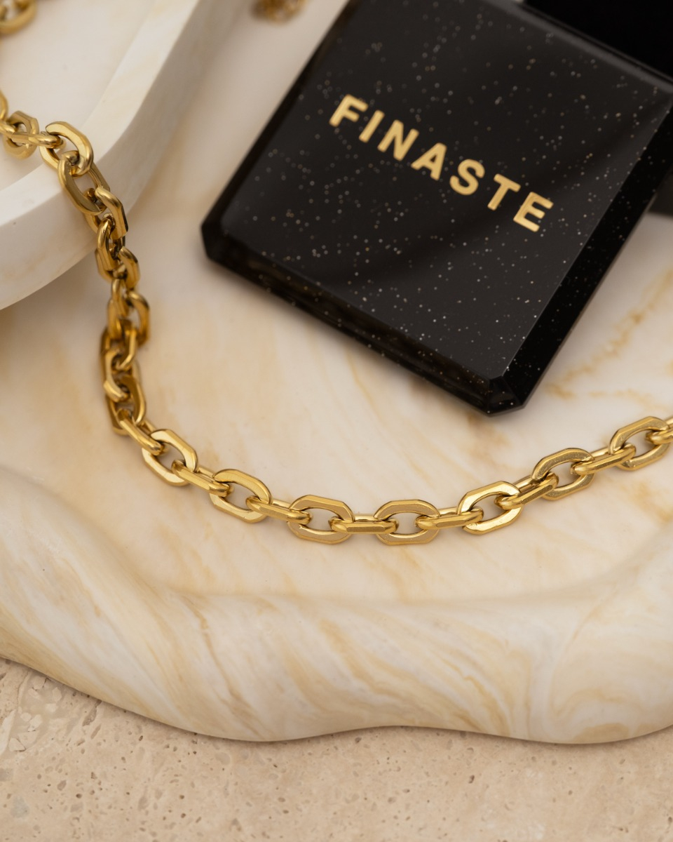 Gouden schakelketting