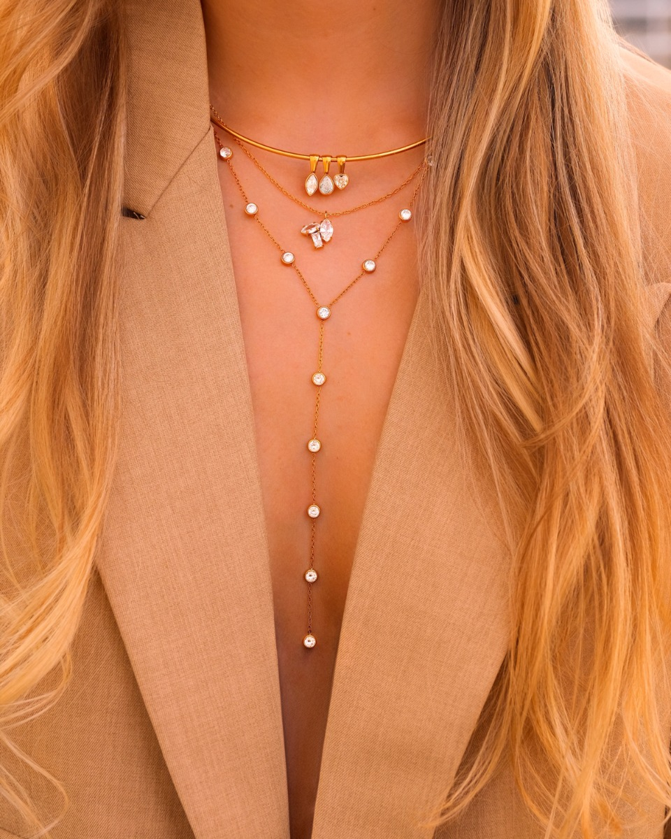 Gouden necklace party