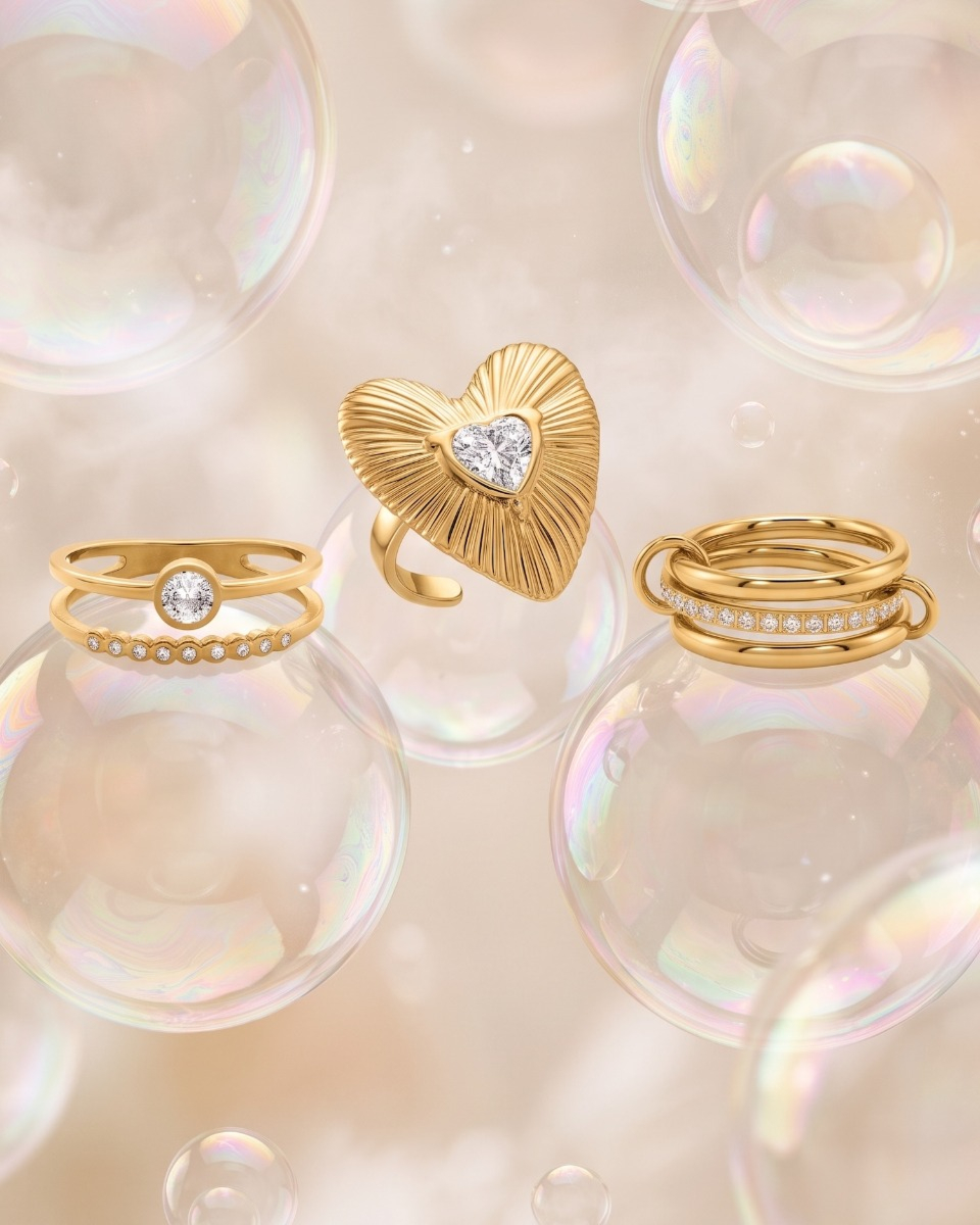 Drie gouden ringen